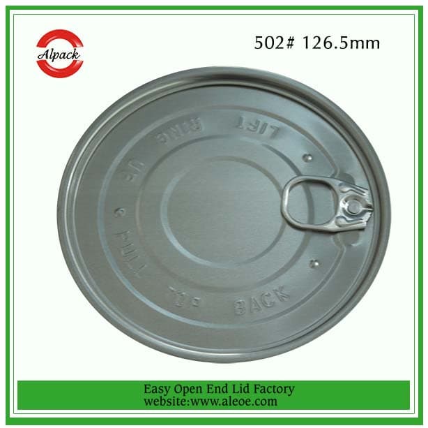 502_126_5mm aluminum Easy Open End for Milk Powder Can